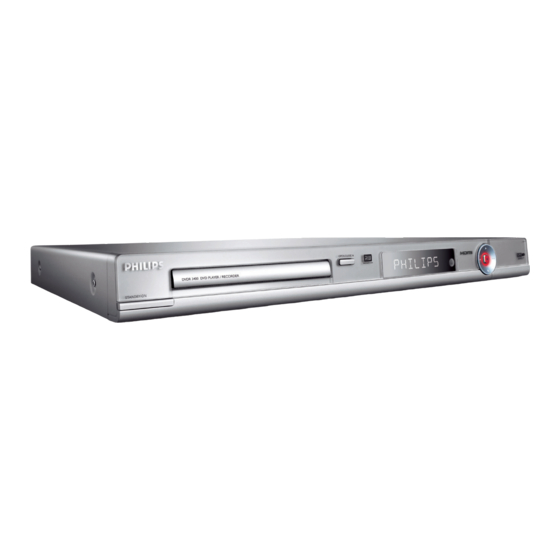 Philips DVDR3400 Guia De Inicio Rapido