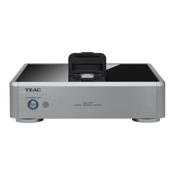 Teac DS-H01 Manual Del Usuario