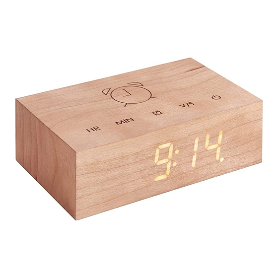 GINGKO Flip click clock Manual De Instrucciones