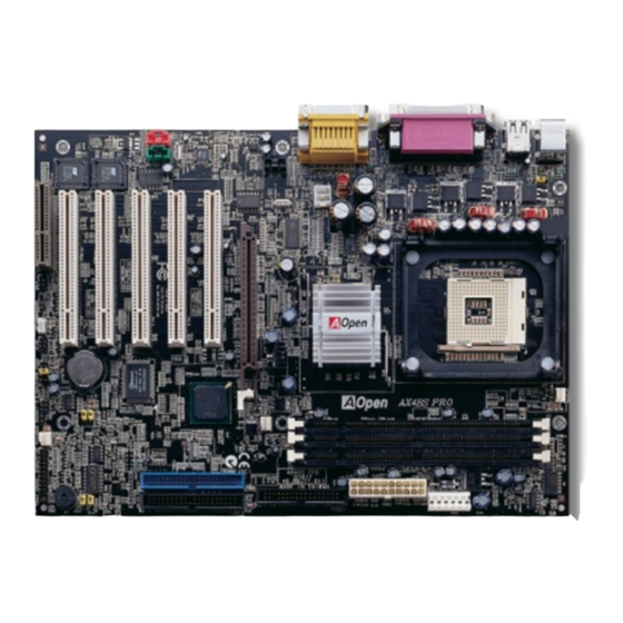 AOpen AX4BS Manual Online