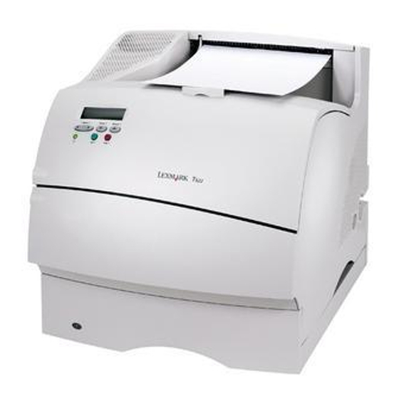 Lexmark T620 Guía De Solución De Problemas