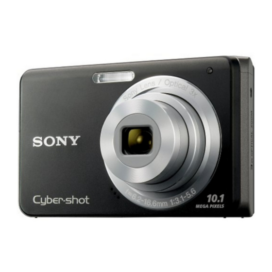 Sony Cyber-shot DSC-W180 Manual De Instrucciones
