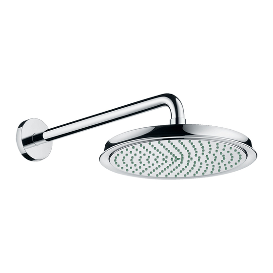 Hansgrohe Raindance Classic 240 1jet
27424 Serie Instrucciones De Montaje