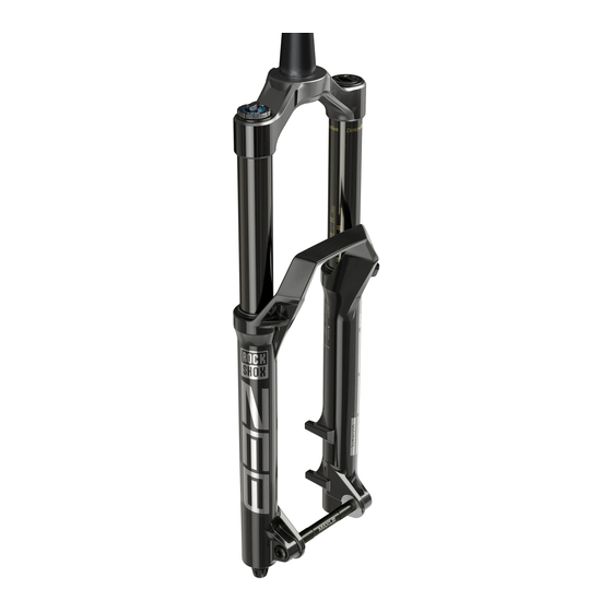 RockShox ZEB 2021 Manual De Mantenimiento