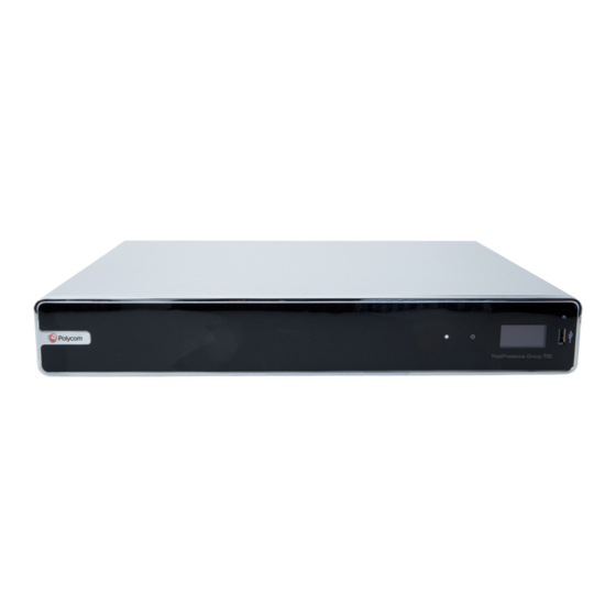 Polycom RealPresence Group 700 Instalación