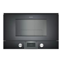 Gaggenau BMP 225 Manual De Usuario E Instrucciones De Montaje