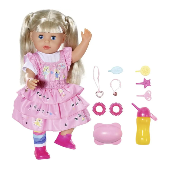 Zapf Creation BABY born Little Sister Manual Del Usuario