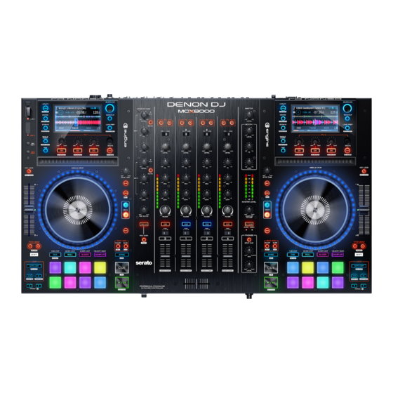 Denon DJ MCX8000 Manuales