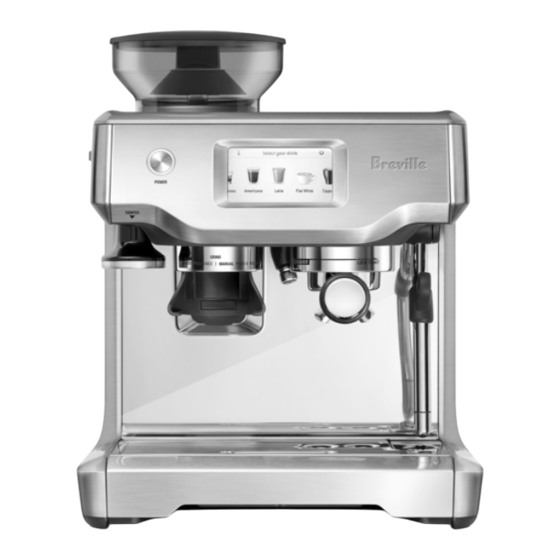 Breville the Barista Touch BES880 Serie Manual De Instrucciones