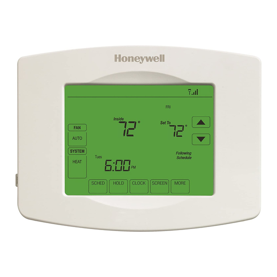 Honeywell RTH8580WF Guia Del Usuario