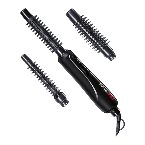 BaByliss PRO TRIO BAB3400E Manuales