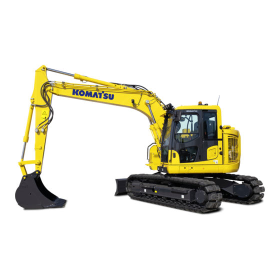 Komatsu PC138US-11 Manual Del Usuario