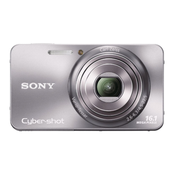 Sony Cyber-shot DSC-W570 Manual De Instrucciones