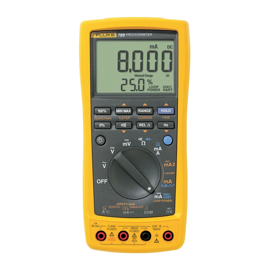 Fluke 789 ProcessMeter Manual De Uso
