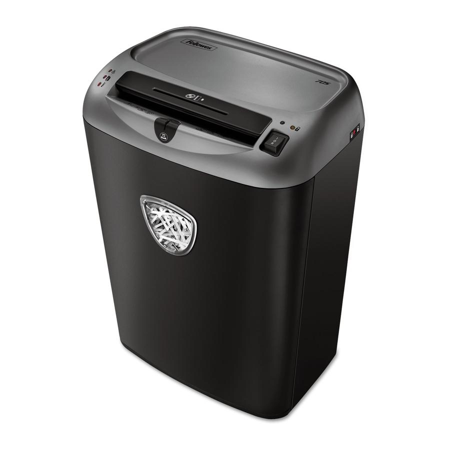 Fellowes POWERSHRED 70S Instrucciones