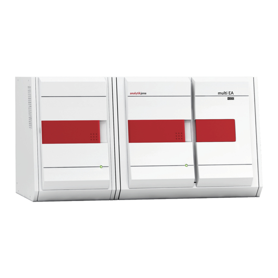 Analytik Jena multi EA 4000 Manual De Usuario