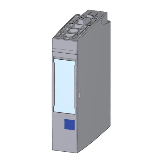 Siemens SIMATIC ET 200SP Manual De Producto