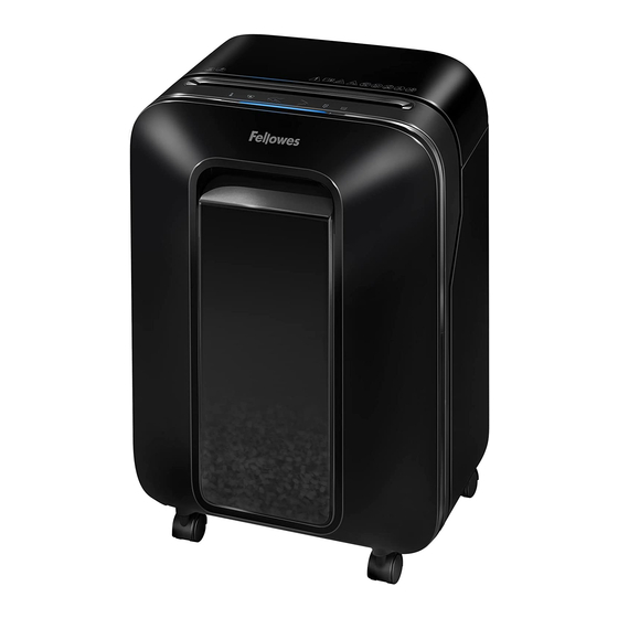 Fellowes LX Serie Manual De Instrucciones