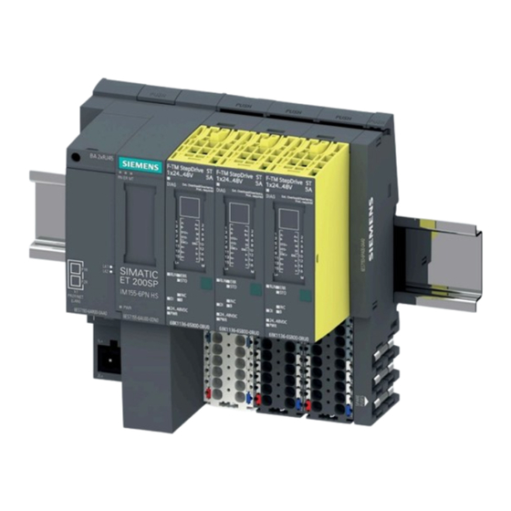 Siemens SIMATIC ET 200SP Manual De Producto