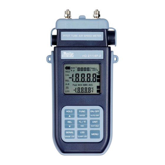 GHM Delta OHM HD2114P.0 Manual De Instrucciones