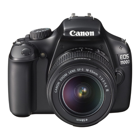 Canon EOS 1100D Manuales