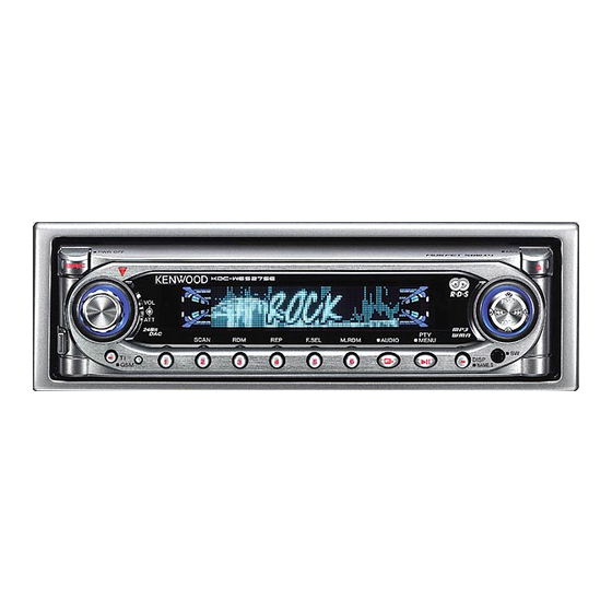 Kenwood KDC-W6527SE Manual De Instrucciones
