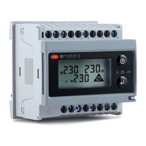 Carel emeter1 Manual Del Usuario