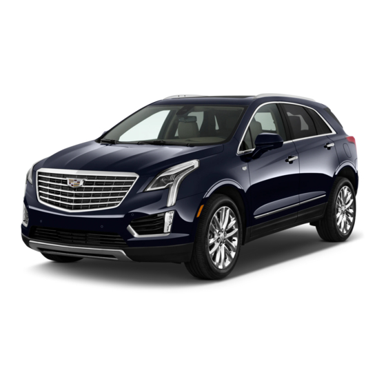 Cadillac XT5 2017 Manual Del Propietário