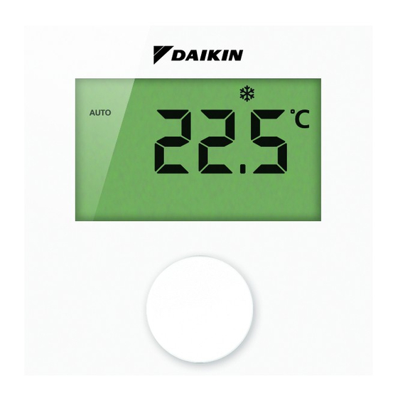 Daikin EKWCTRDI1V3 Manual De Instrucciones