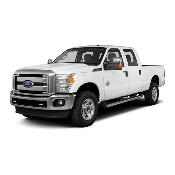 Ford SUPER DUTY 2013 Manuales