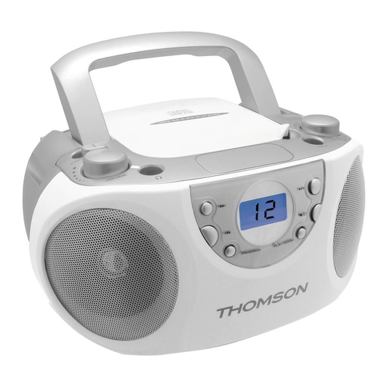 THOMSON RCD150 Manual De Instrucciones