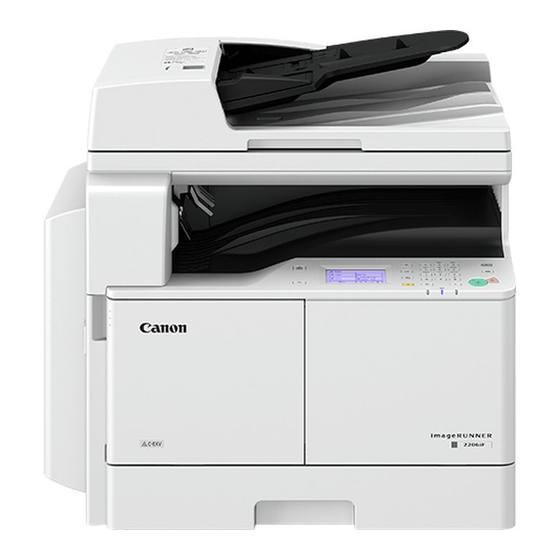 Canon imageRUNNER 2206iF Manuales