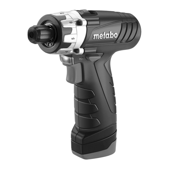 Metabo PowerMaxx BS Manual Original