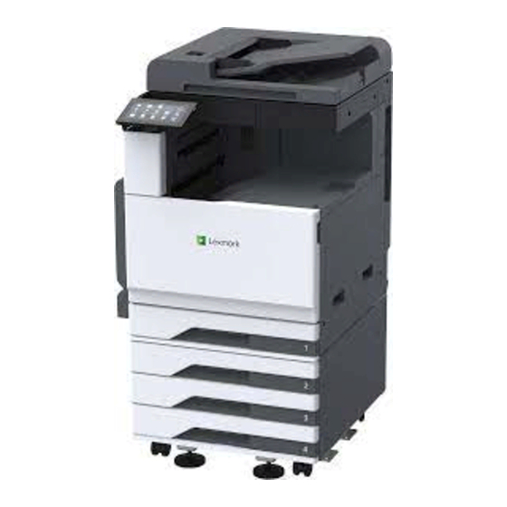 Lexmark MX931 Guia Del Usuario