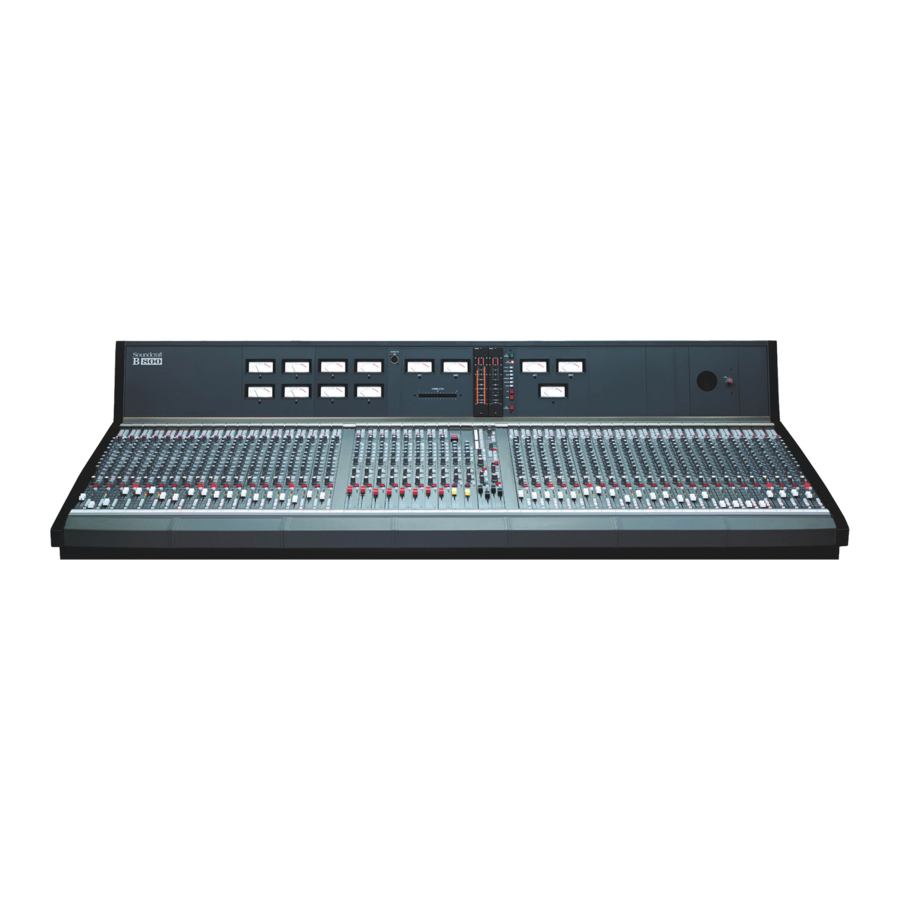 SoundCraft B800 Manual De Usuario