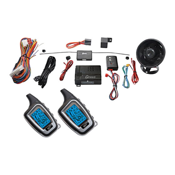 Genius Car Alarm G300 Manual Del Usuario