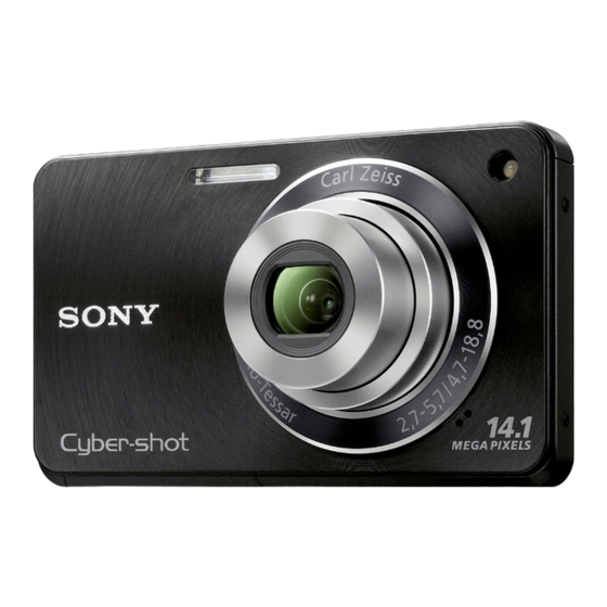 Sony Cyber-shot DSC-W350 Manual De Instrucciones