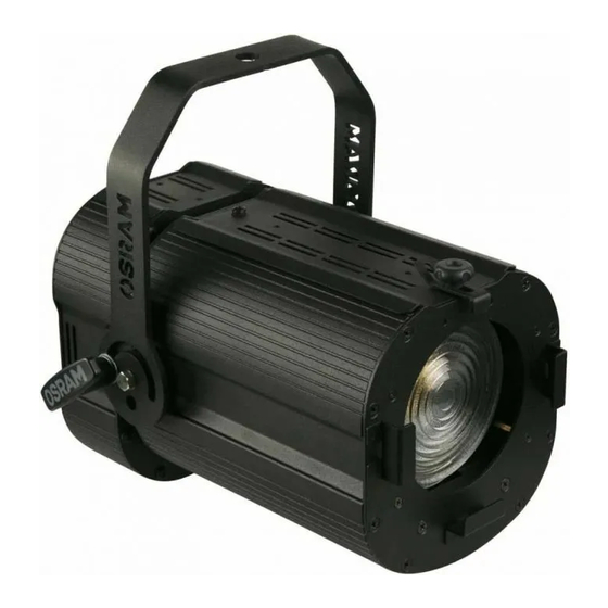 Osram KREIOS FRESNEL 80W RGBW Manual De Instrucciones