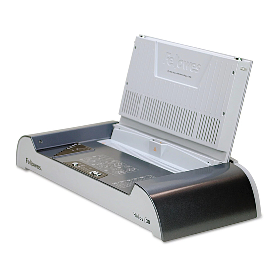 Fellowes Helios 30 Manual De Instrucciones