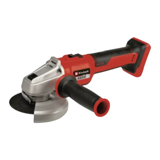EINHELL AXXIO 18/115 Q Manual De Instrucciones