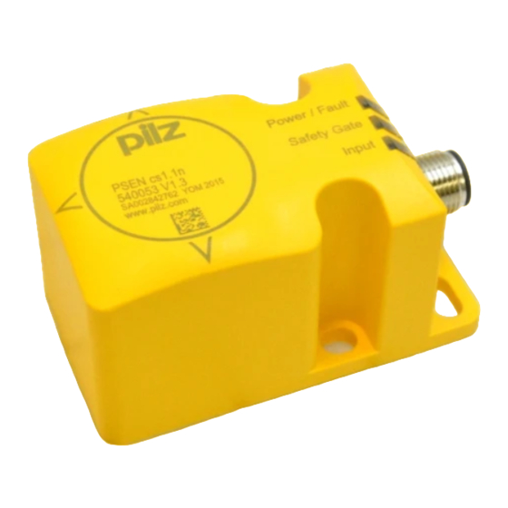 Pilz PSEN cs1.1n Manual De Instrucciones
