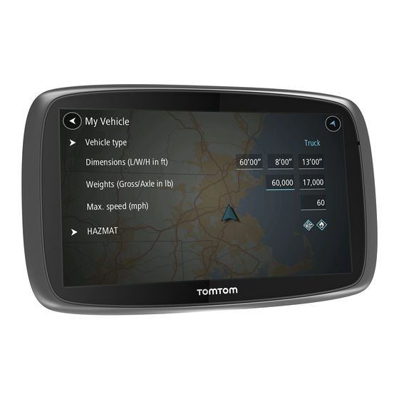 TomTom Trucker Manual Del Usuario