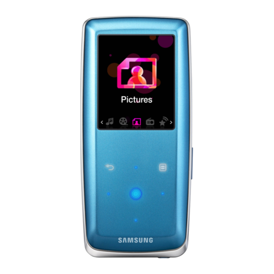Samsung YP-S3 Manual Del Usuario