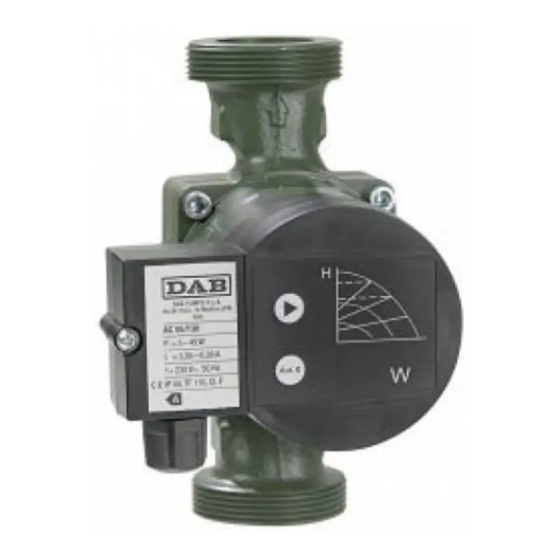 DAB AC 35/180 Instrucciones De Instalación Y Funcionamiento