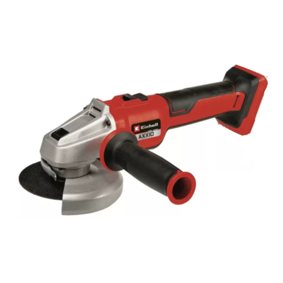 EINHELL Axxio 18/115 Q Manual De Instrucciones