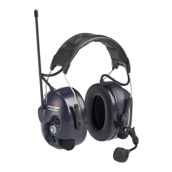 3M Peltor LiteCom Plus MT7H7A4410-EU Manual Del Usario