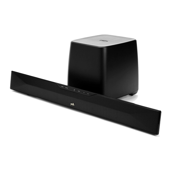 Polk surroundbar 6500BT Manual De Instrucciones