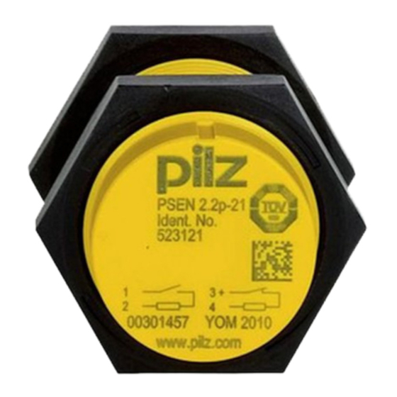 Pilz PSEN 2.2p-21 Manual De Instrucciones