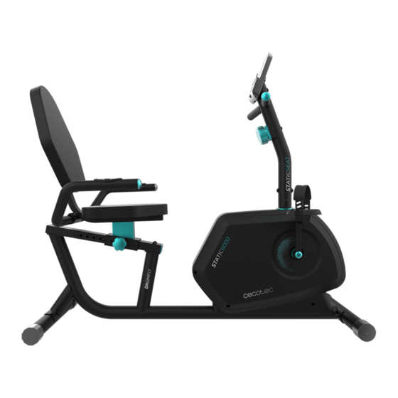 cecotec DRUMFIT STATIC 6000 SEAT Manual De Instrucciones