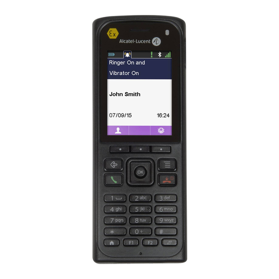 Alcatel-Lucent 8262 DECT Handset Manual De Usuario